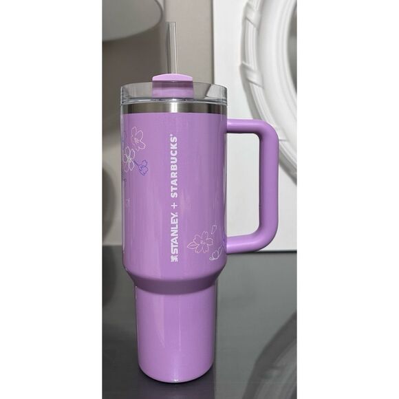 Stanley Other - NWT Stanley x Starbucks Philippines Exclusive 2024 Lavender Floral 40oz Tumbler